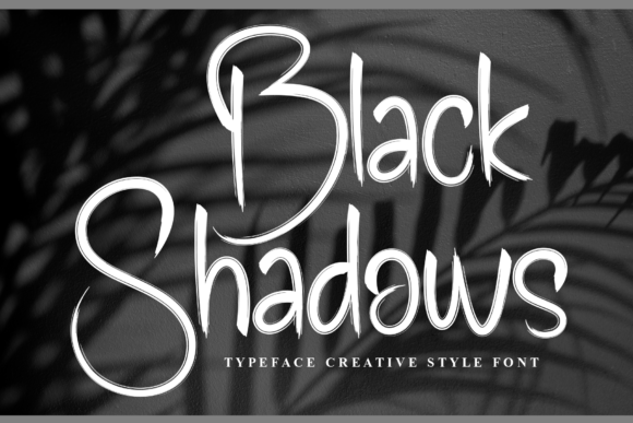 Black Shadows: The Handwritten Font That Feels Like a Friendly Hug