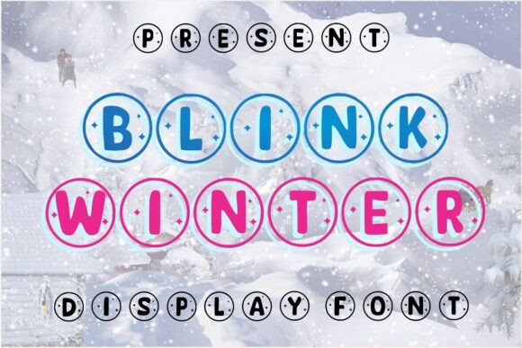 Blink Winter: The Christmas Font That Brings Cheer to Your Designs