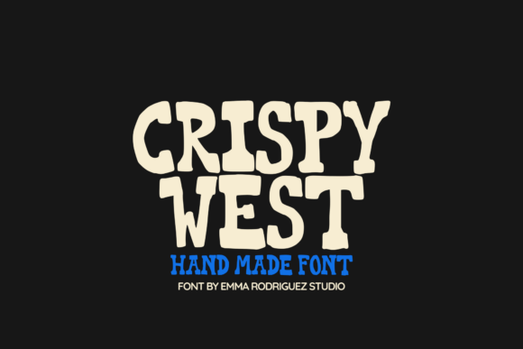Crispy West: A Gritty Font for Authentic Western Branding