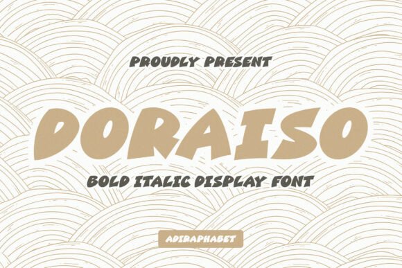 Doraiso: A Typeface for Crafting Authentic Visual Stories