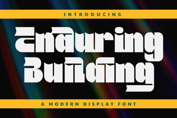 Enduring Building: A Typeface with Retro Charm and Modern Appeal