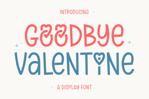 Goodbye Valentine: The Playful Display Font for Heartfelt Projects