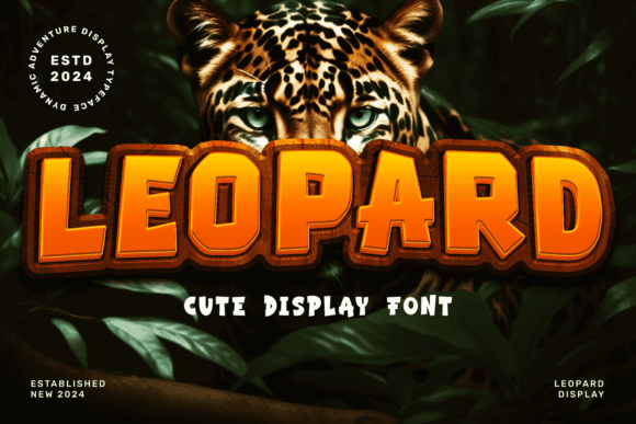 Leopard Font: Infusing Your Designs with Wild Energy