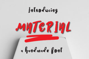 Material: A Display Font with Unapologetic Personality