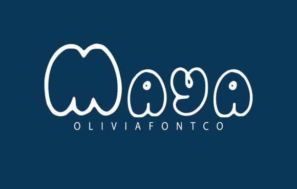 Maya: The Playful Font That Feels Like a Friendly Wave