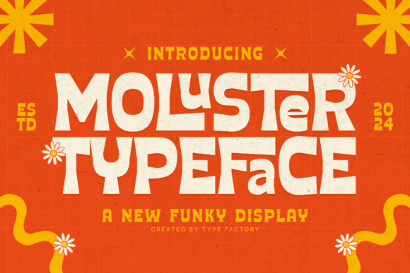 Moluster: The Funky Display Font That Demands Attention