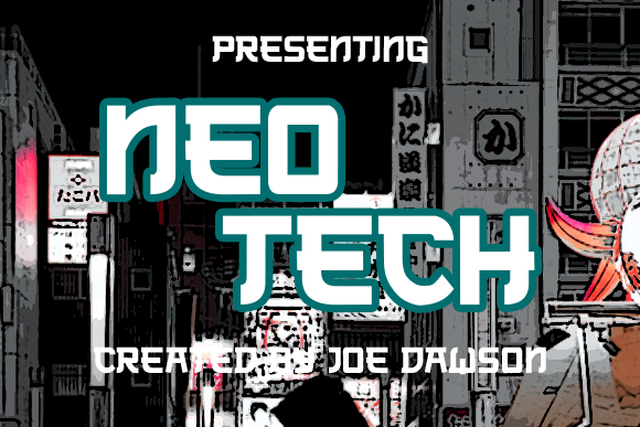 Neo Tech: A Modern Typeface for Bold Visual Statements