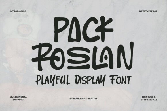 Pack Roslan: The Quirky Display Font for Bold Branding