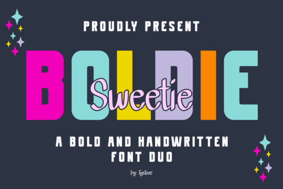 Pairing Playful Personality: The Boldie Sweetie Font Duo
