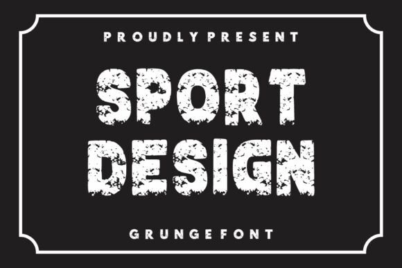 Sport Design: A Vintage Display Font for Bold Branding