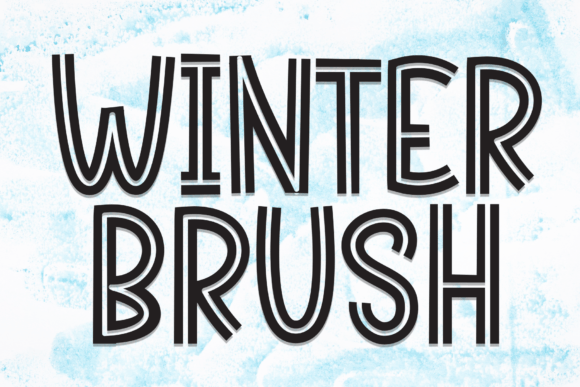 Winter Brush: A Handwritten Font with Heart
